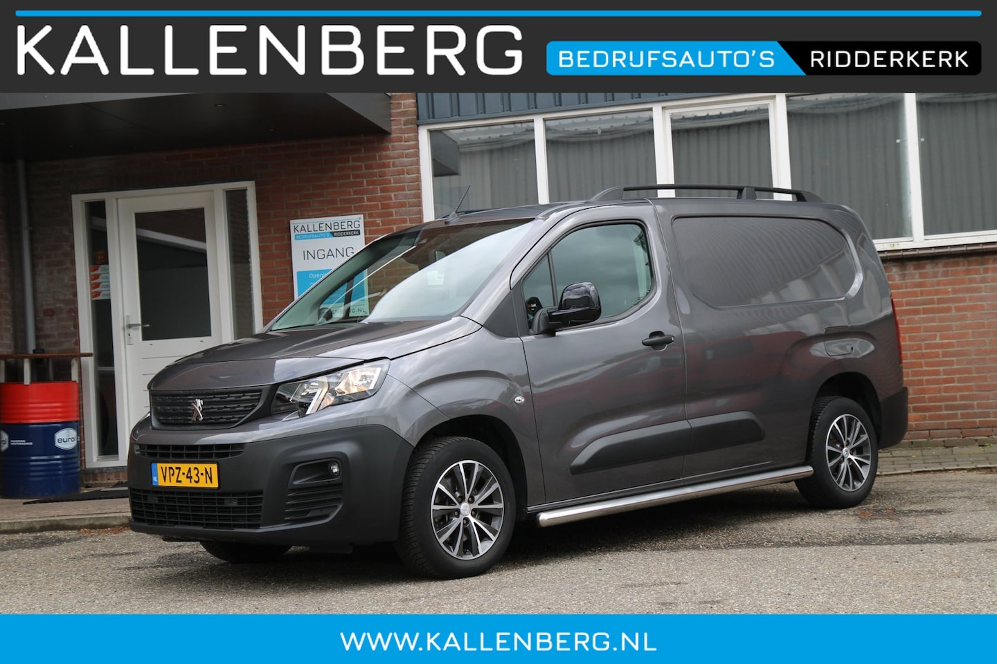 Peugeot Partner - 1.5 BlueHDi 130PK Automaat L2 / Camera / 3 zits / multi stuur - AutoWereld.nl
