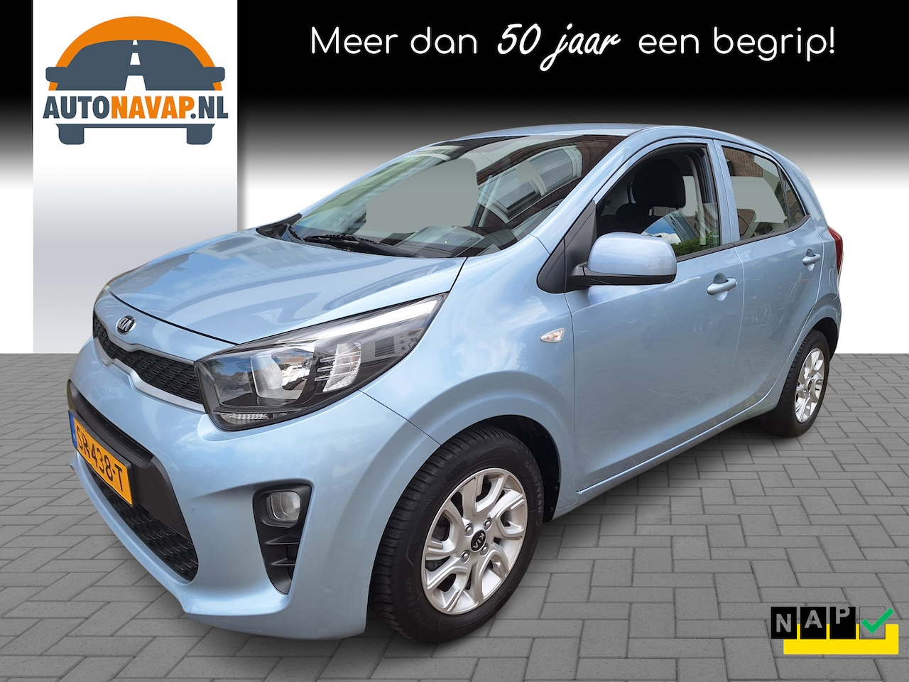 Kia Picanto - 1.0 CVVT EconomyPlusLine 5Drs /49.000 Km/Airco/Bluetooth/1e Eig/Garantie - AutoWereld.nl