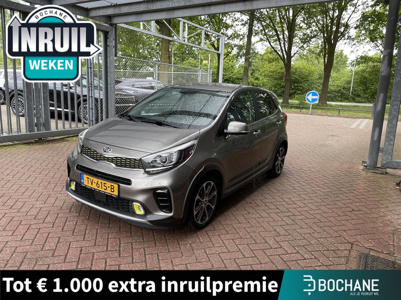 Kia Picanto - 1.0 T-GDI X-Line | verwarmbare voorstoelen en stuur | Full Map Navigatie | Achteruitrijcam - AutoWereld.nl