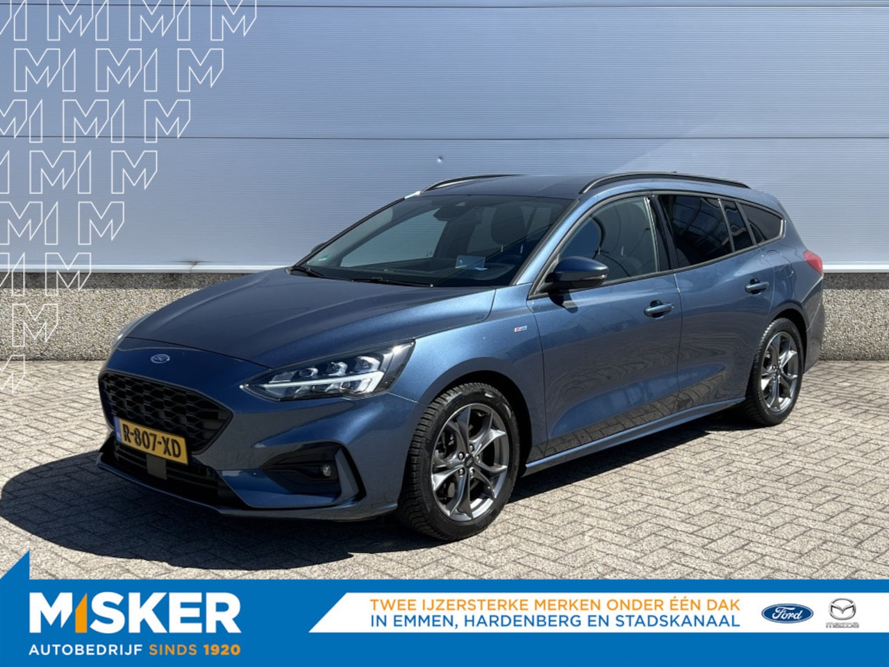 Ford Focus Wagon - 1.0 EBH ST LINE. X Winterpack / Headup / LED - AutoWereld.nl