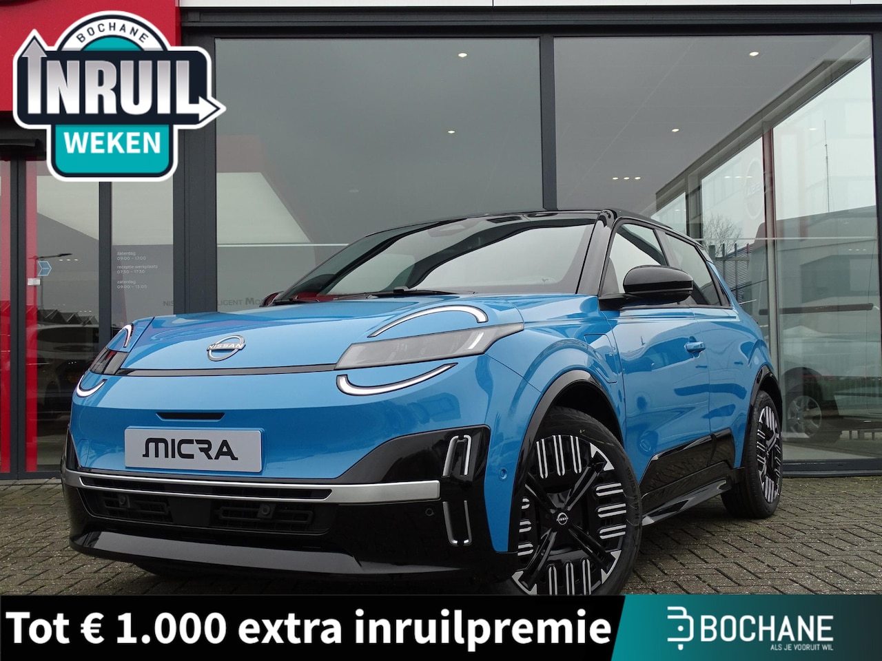 Nissan Micra - ADVANCE 52 kWh Launch Edition APPLE CARPLAY & ANDROID AUTO / METALLIC LAK - AutoWereld.nl