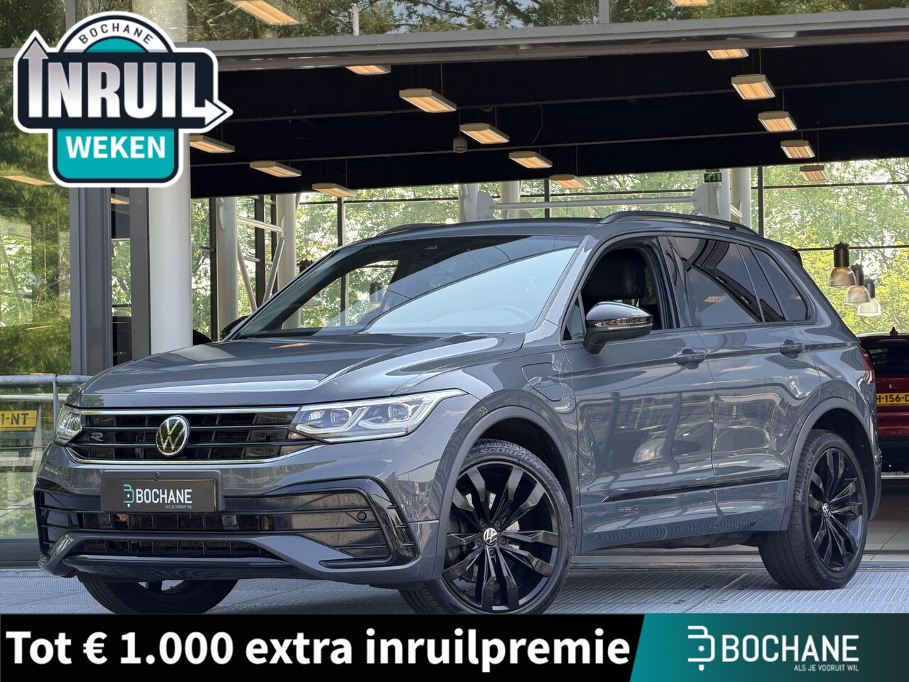 Volkswagen Tiguan - 1.4 TSI eHybrid R-Line Business+ Automaat 245PK | Stoel- en stuurverwarming | Navigatie | - AutoWereld.nl