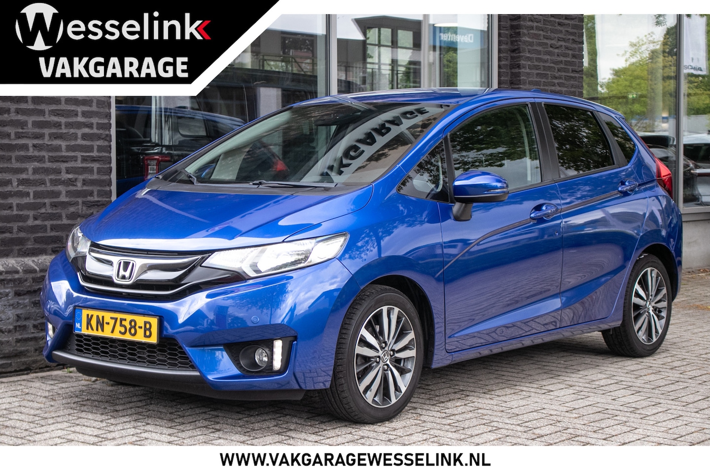 Honda Jazz - 1.3 i-VTEC Elegance | trekhaak | Camera | Navi - AutoWereld.nl
