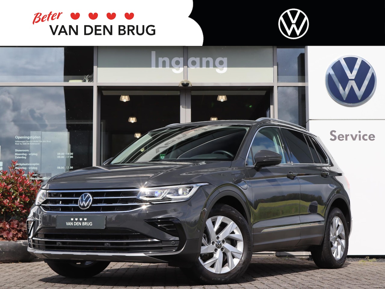 Volkswagen Tiguan - 1.4 TSI 245 pk DSG eHybrid Elegance | Trekhaak | LED Matrix | Stoelverwarming V+A | Naviga - AutoWereld.nl