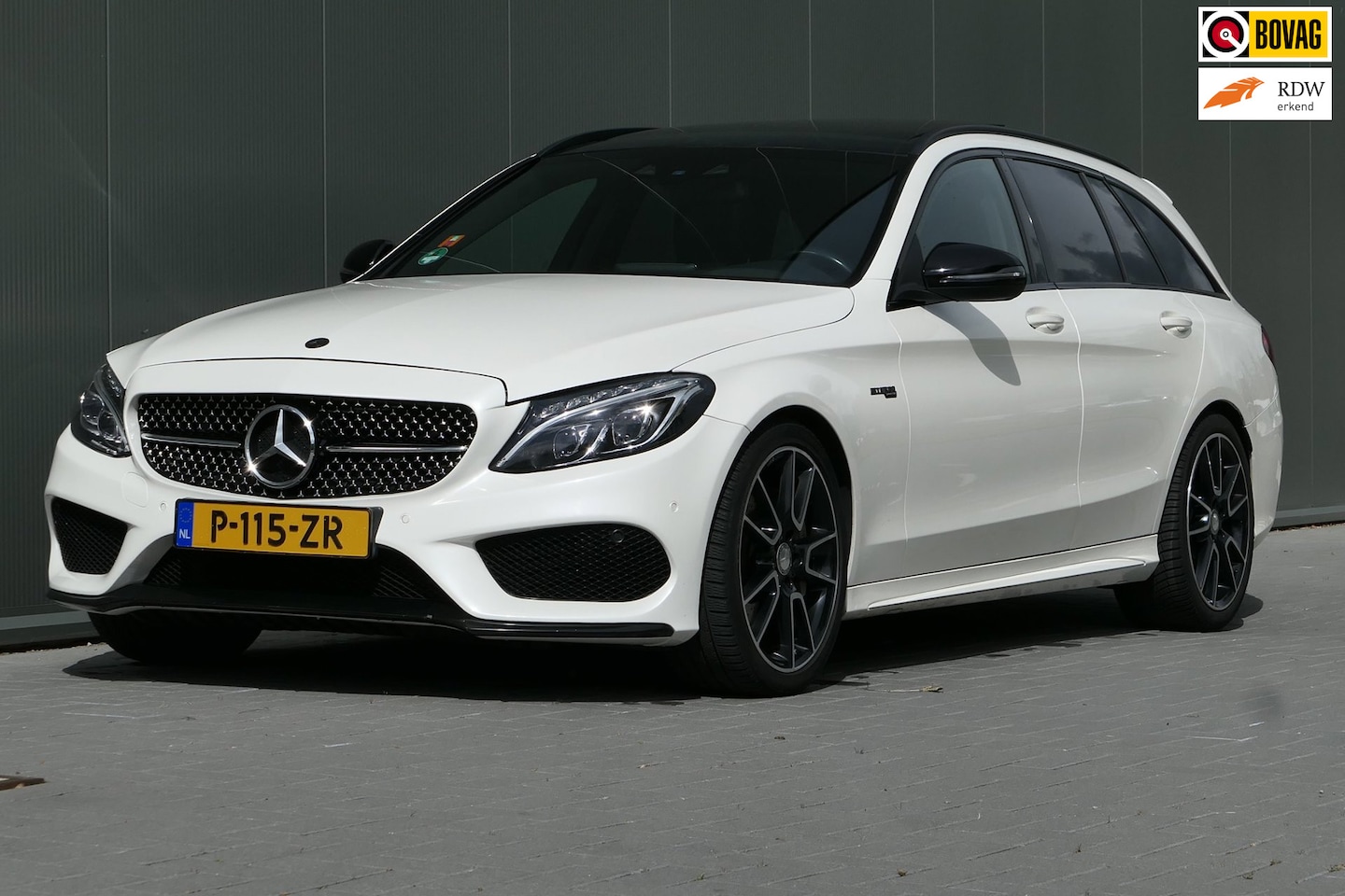 Mercedes-Benz C-klasse Estate - 450 AMG C43 4MATIC Pano HUD Trekhaak stoel verwarming - AutoWereld.nl
