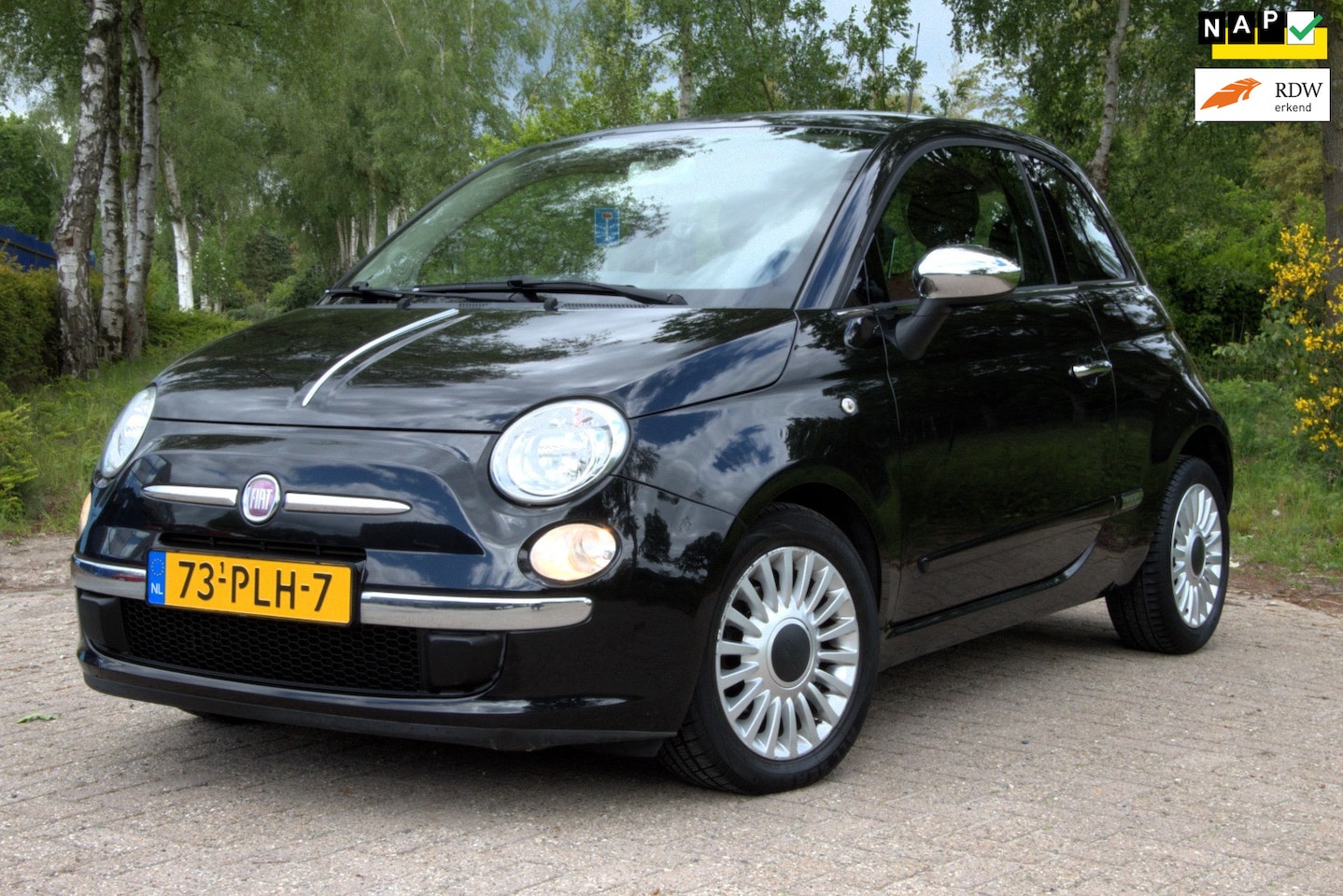 Fiat 500 - 0.9 TwinAir Lounge NAP, Pano. Navi Schuif kantel Climatecontrol - AutoWereld.nl