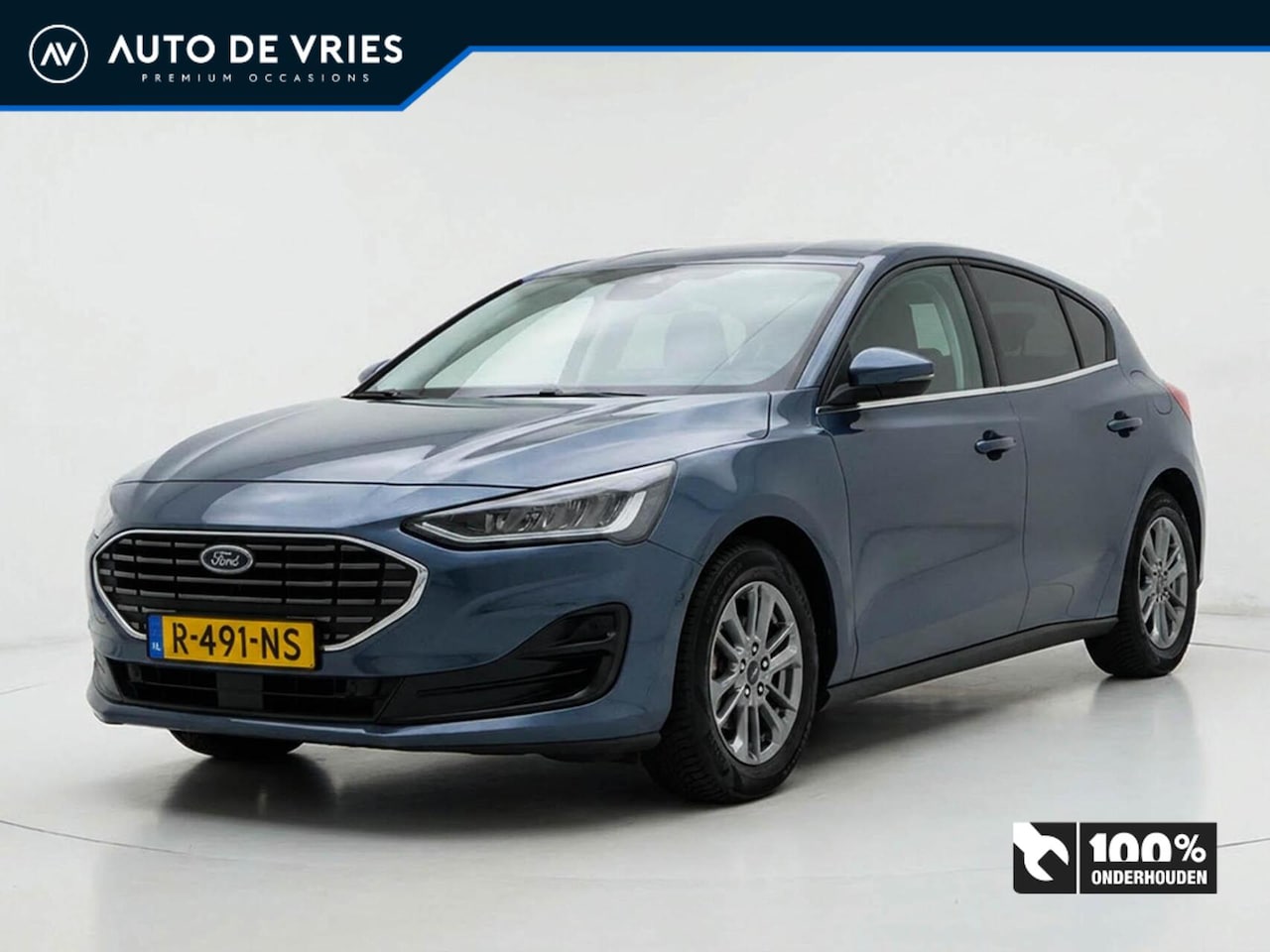 Ford Focus - 1.0 EcoBoost Hybrid 125pk 5drs. Titanium | Navigatie | Camera | Winterpakket - AutoWereld.nl