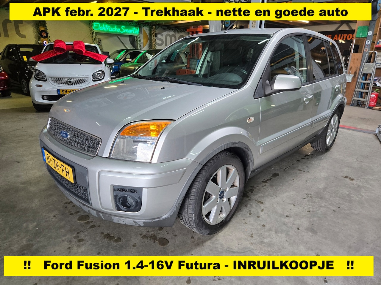 Ford Fusion - 1.4-16V Futura - Trekhaak - apk 2027 - inruilkoopje !! - AutoWereld.nl