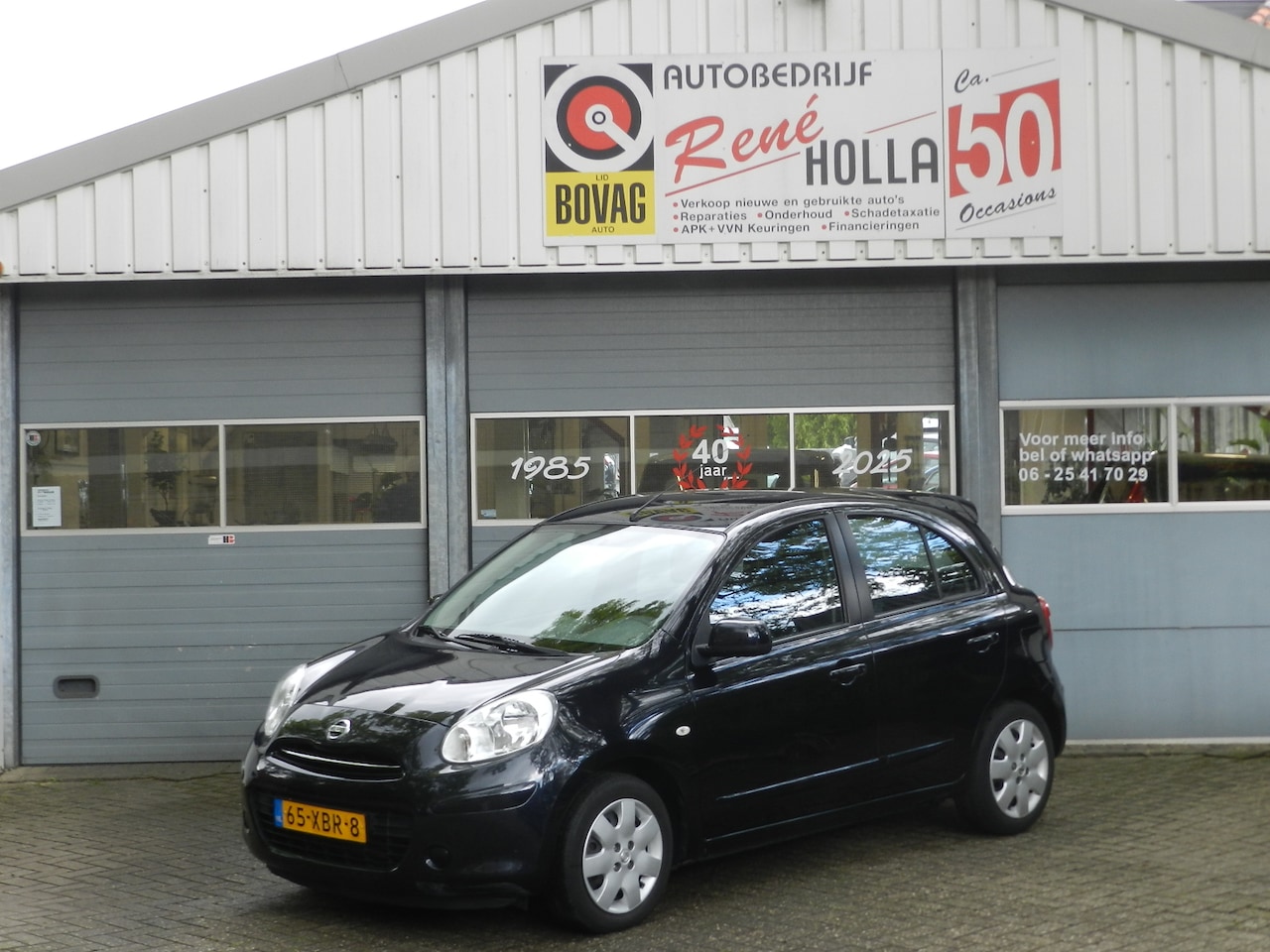 Nissan Micra - 1.2 DIG-S Acenta 5Deurs Airco Parel lak Isofix Reserve wiel - AutoWereld.nl