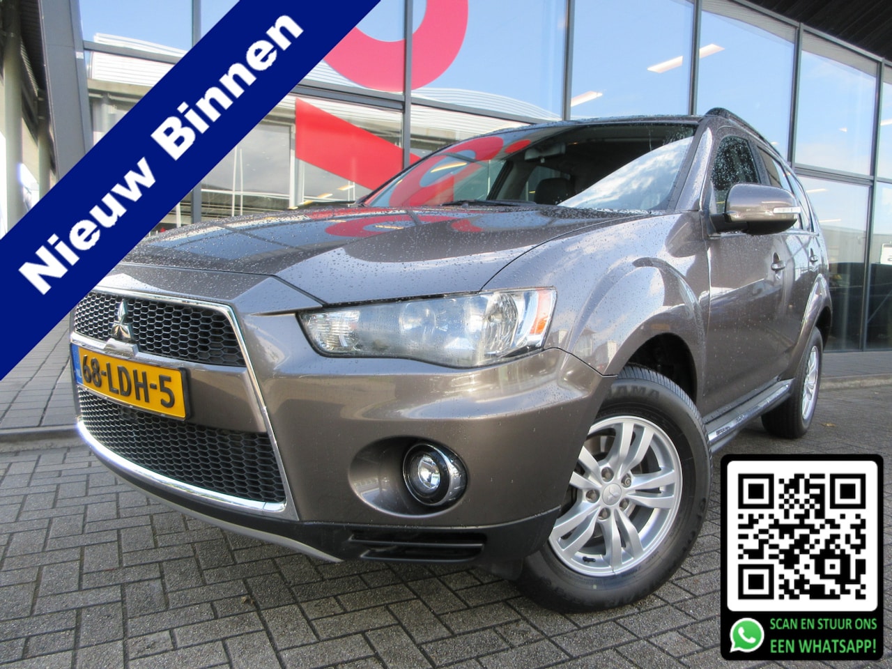 Mitsubishi Outlander - 2.0 Intro Edition AUTOMAAT | DEALER ONDERHOUDEN | NAVIGATIE | 118.059 KM NAP | - AutoWereld.nl