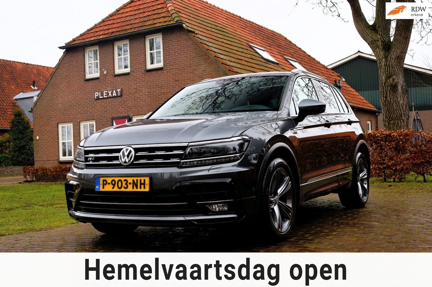 Volkswagen Tiguan - 2.0 TDI 4Motion Highline Aut. | 3x R-line | Panorama | Adaptief | Trekhaak | Stoelverwarmi - AutoWereld.nl