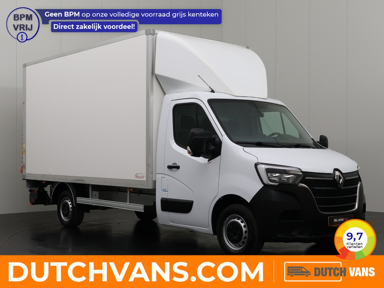 Renault Master - 2.3DCi 145PK Bakwagen+Laadklep | Dakspoiler | Navigatie | Airco | Cruise | 3-Zits - AutoWereld.nl