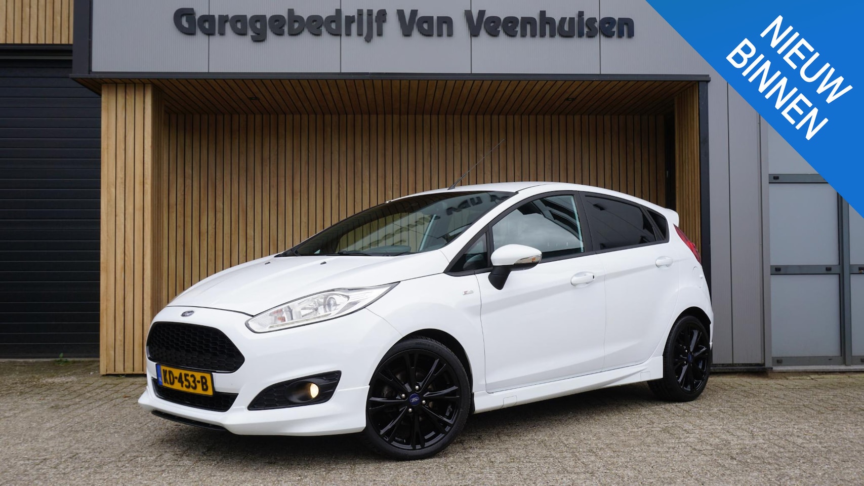 Ford Fiesta - 1.0 101pk EcoBoost ST Line 5Drs Navi Clima Cruise Control Grote Spoiler 87313km! NL Auto! - AutoWereld.nl