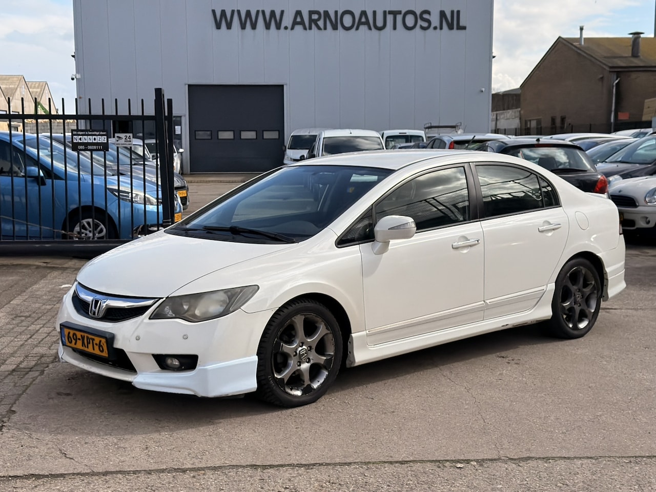 Honda Civic - 1.3 Hybrid AUTOMAAT Elegance, AIRCO(CLIMA), CRUISE CONTROL, PARKEERSENSOREN, LEDER INTERIE - AutoWereld.nl