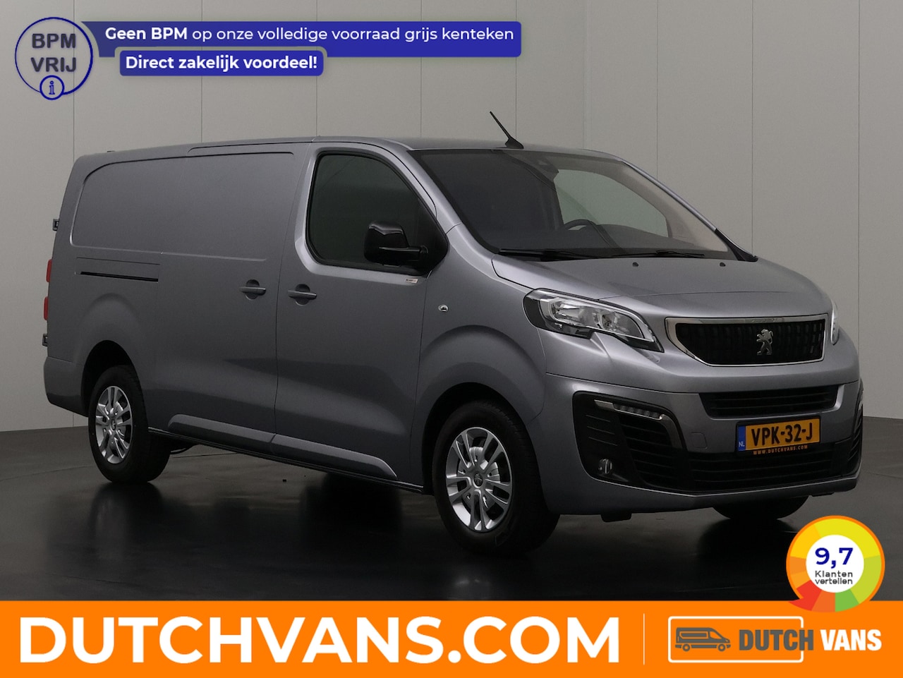 Peugeot Expert - 2.0BlueHDI 145PK Long Asphalt | Navigatie | Camera | 3-Zits | Airco | Cruise | Trekhaak - AutoWereld.nl