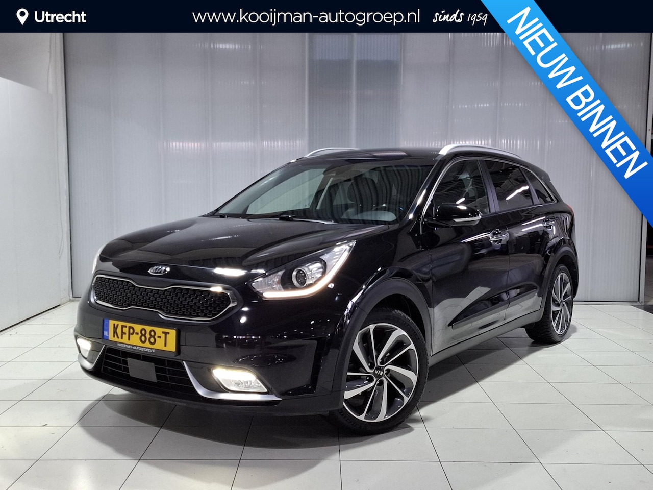 Kia Niro - 1.6 GDi Hybrid DynamicLine 18 Inch, Apple Carplay/Android Auto, Navigatie, Camera. - AutoWereld.nl