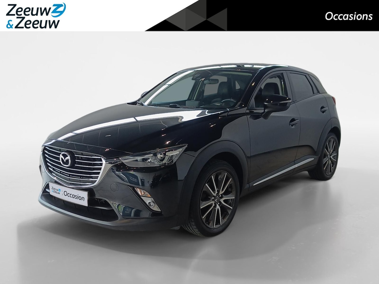 Mazda CX-3 - 2.0 SkyActiv-G 120 TS+ *Airco*Parkeersensoren*Leder*Trekhaak*Hoge instap! - AutoWereld.nl
