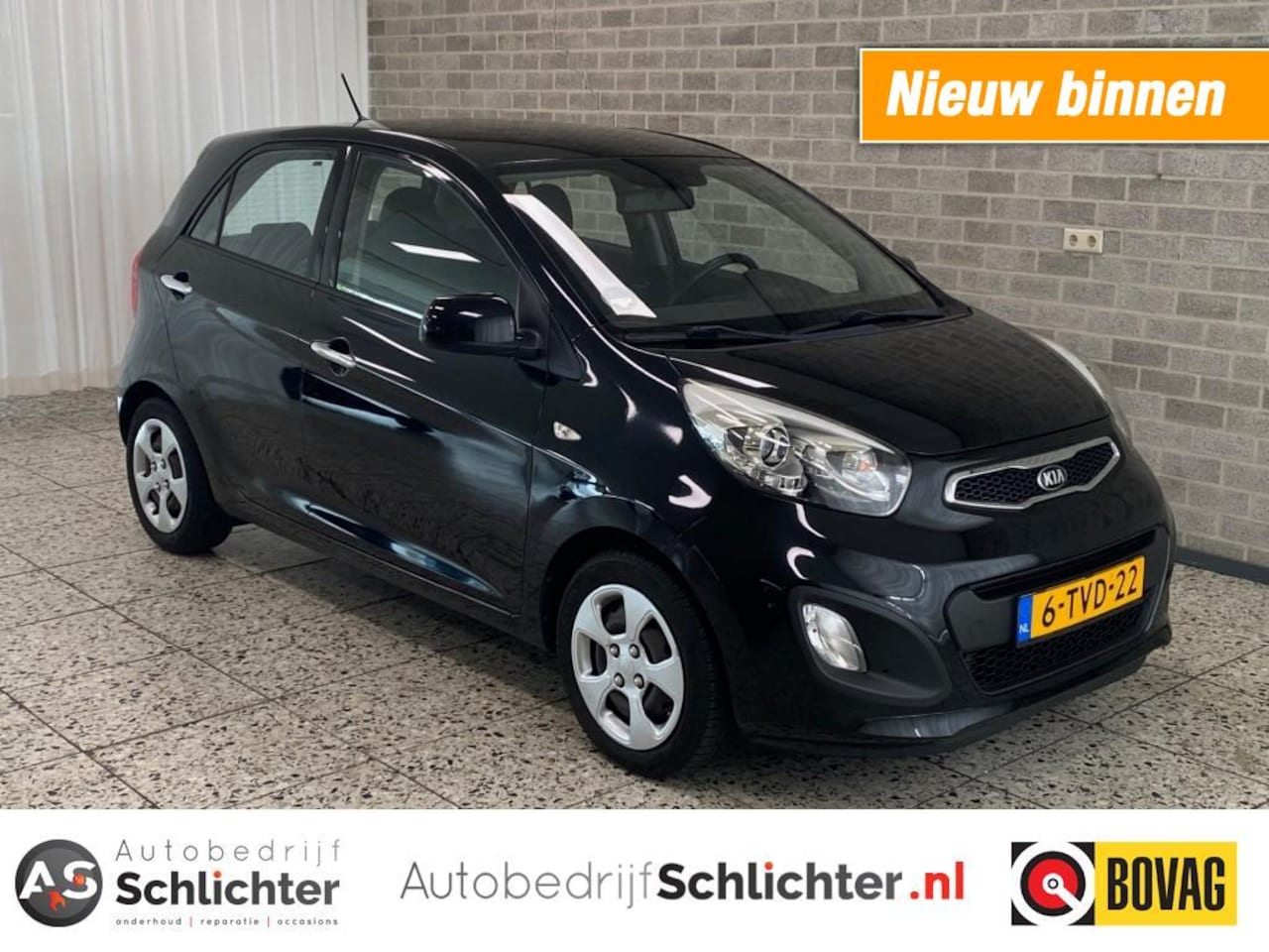 Kia Picanto - 1.0 CVVT Businessline 5 Deurs Airco/EL-Ramen/C.V./Start-Stop - AutoWereld.nl