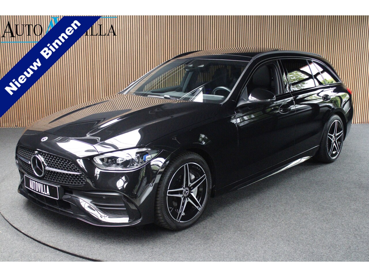 Mercedes-Benz C-klasse Estate - 180 AMG Panorama Leer Matrix LED 360 Navi Elektr. trekhaak Memory Stoelverwarming Elektr. - AutoWereld.nl