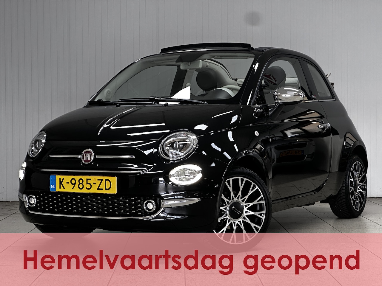 Fiat 500 C - 1.0 Hybrid Star /Elek. kap! /DAB+! /Navi /Half Leder /Climat /Cruise /Elek. pakket /Blueto - AutoWereld.nl