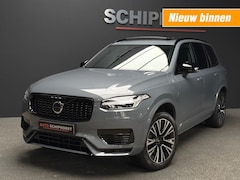 Volvo XC90 - T8 Hybride long range Plus Dark THUNDER GREY 7 Zits All Black trekhaak 455pk 360 camera