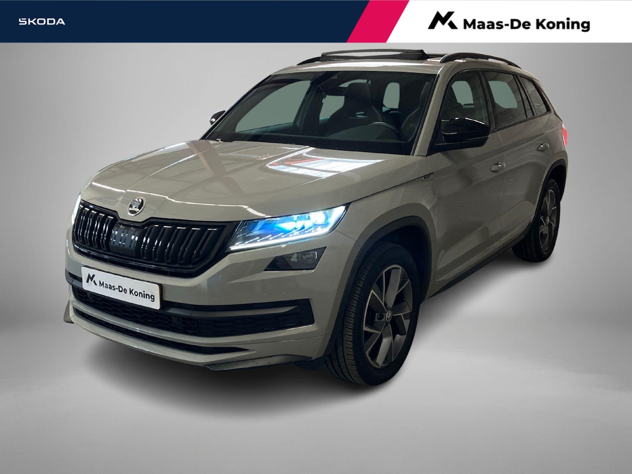 Skoda Kodiaq - 1.5TSI/150PK Sportline Business DSG · Panoramadak · Canton Audio · Camera · Leder/Alcantar - AutoWereld.nl