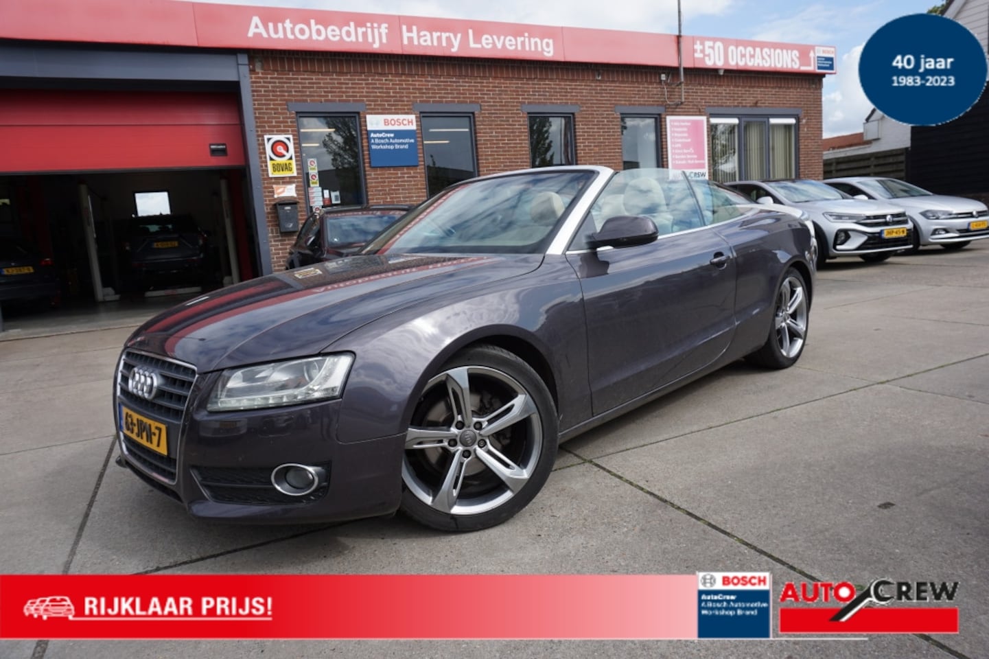 Audi A5 Cabriolet - 2.0 TFSI 180pk multitronic Pro Line Leder - AutoWereld.nl