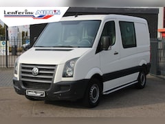 Volkswagen Crafter - 2.5 TDI 136 pk Dubbel Cabine L1 Airco, Trekhaak Cruise Control, Sidebars, Youngtimer, 6-Zi