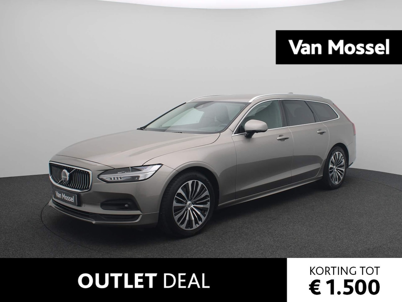 Volvo V90 - 2.0 B4 Momentum Pro | Leder | Wegklapbare-Trekhaak | Stoel + Stuurverwarming | Adaptive Cr - AutoWereld.nl