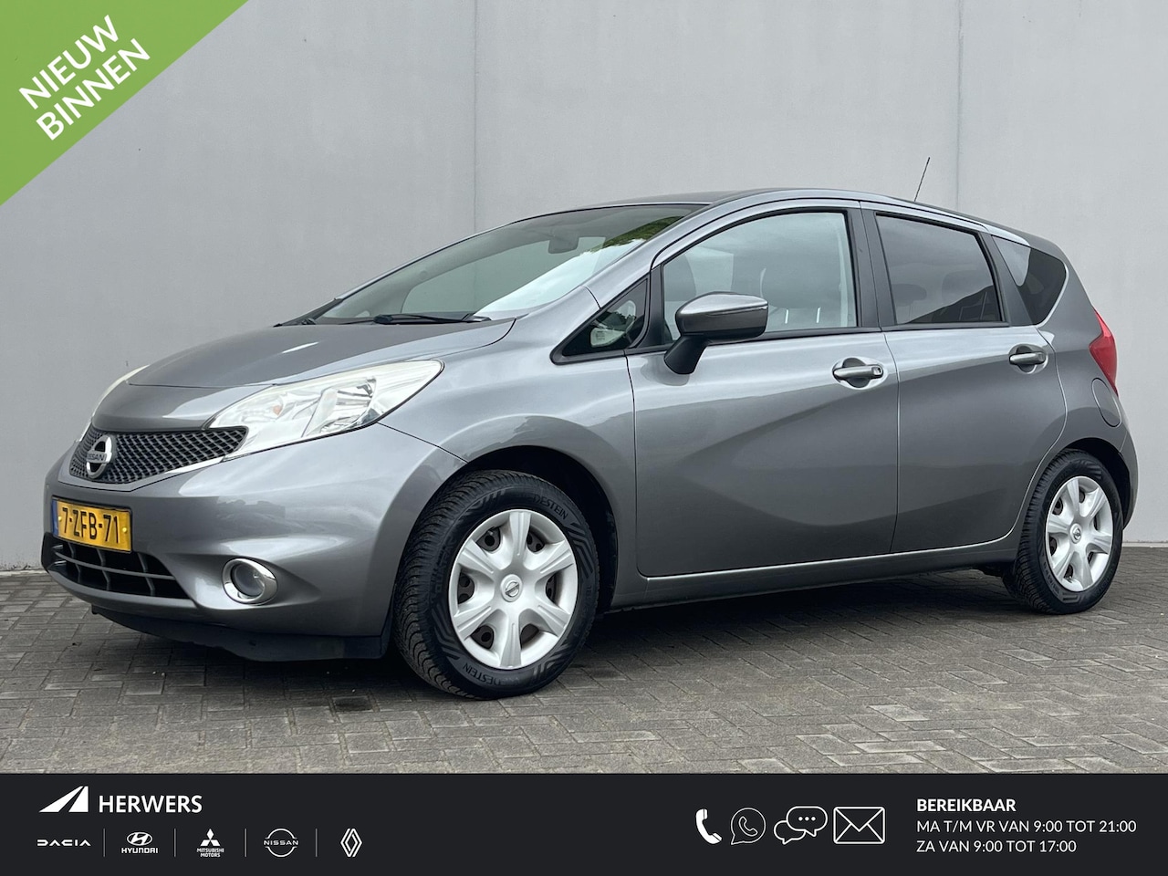 Nissan Note - 1.2 Acenta / Airco / Cruise Control / Goed Onderhouden / Stuurwiel Multifunctioneel / Blue - AutoWereld.nl
