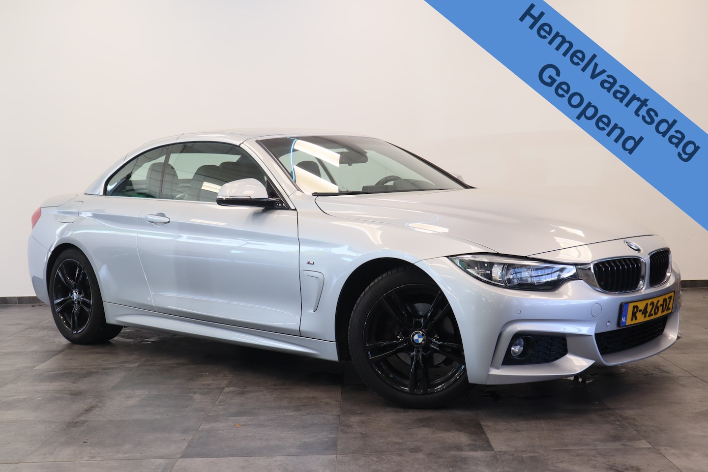 BMW 4-serie Cabrio - 420i High Executive Cruise/Climate M Sport * Hemelvaartsdag geopend van 12:00 tot 17:00u * - AutoWereld.nl