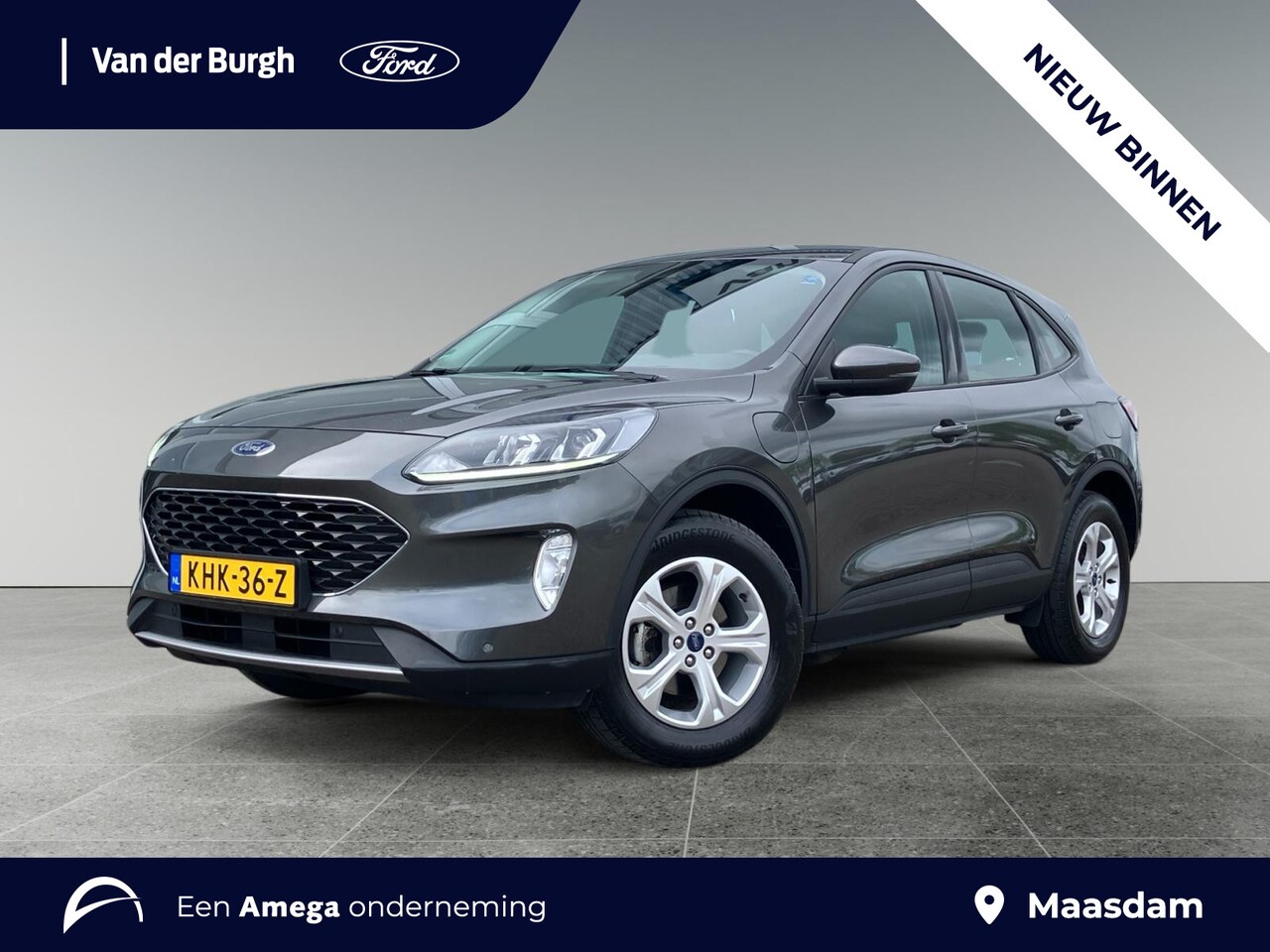Ford Kuga - Cool & Connect 2.5 Plug-in Hybrid Navigatie - lichtmetalen velgen - Magnetic metallic - AutoWereld.nl