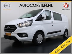 Ford Transit Custom - 300 2.0TDCI 130PK Dubbele Cabine L2H1 Trekhaak Navi Camera Airco Cruise Control Pdc Trend