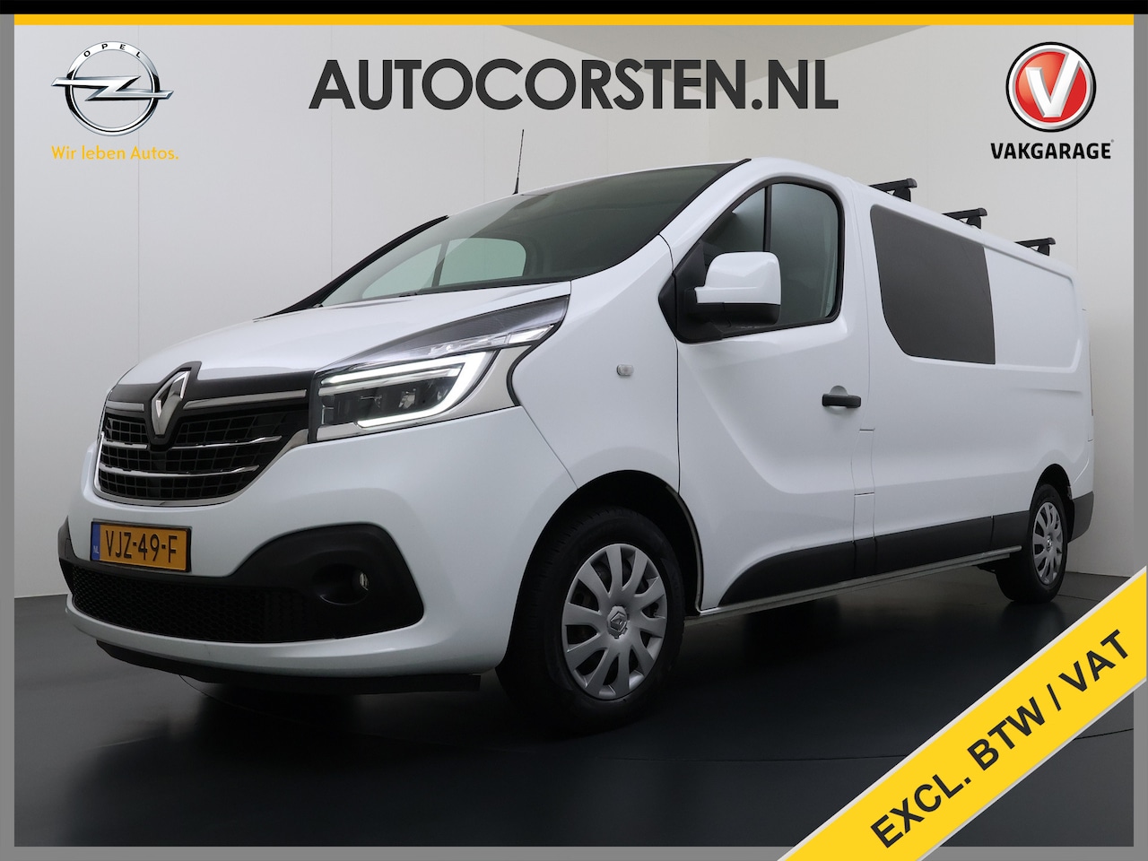 Renault Trafic - 2.0 dCi 120 T29 L2H1 Dubbele Cabine Trekhaak Camera Navi Ecc Cruise Control Pdc DAB Busine - AutoWereld.nl