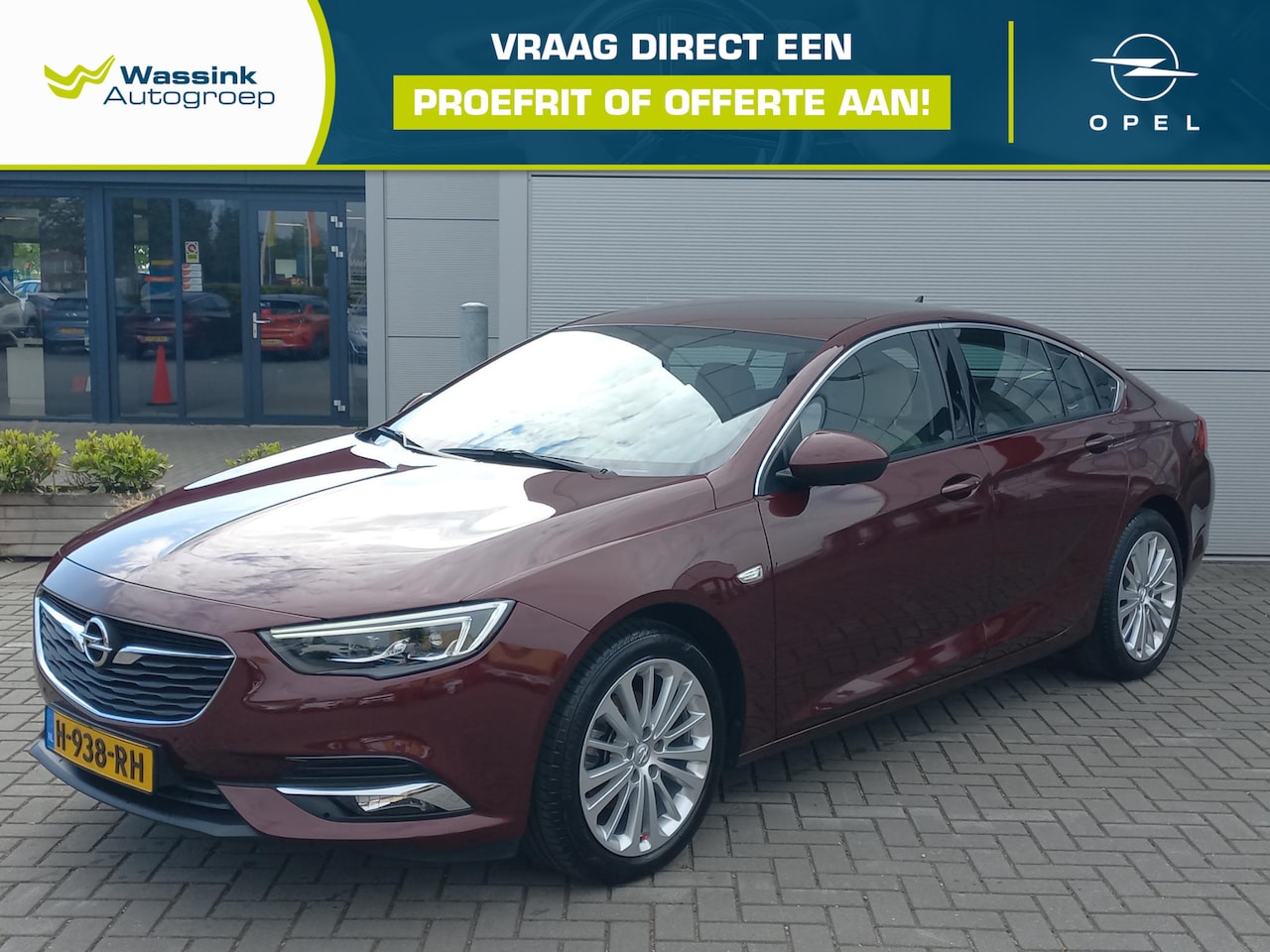 Opel Insignia Grand Sport - 1.5T 165pk Innovation + extra's | Climate control | Navigatie | Trekhaak (1405kg) | Beige - AutoWereld.nl