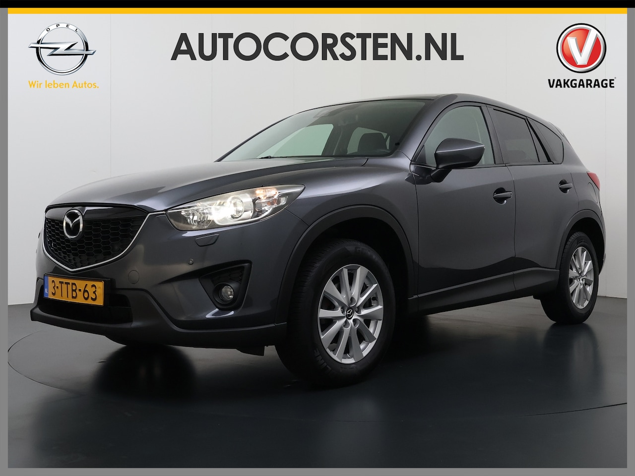 Mazda CX-5 - 2.0I 165PK Leder+Verwarmd Navi Bluetooth Ecc Cruise Control Pdc Skylease+ Adaptive Front-l - AutoWereld.nl