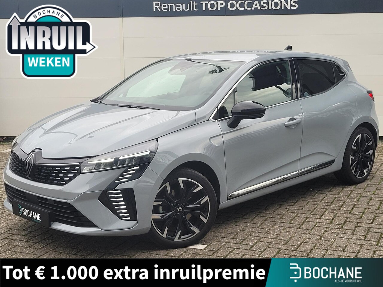 Renault Clio - 1.6 E-Tech Full Hybrid 145 techno | Groot Navi | Camera | 17 Inch - AutoWereld.nl