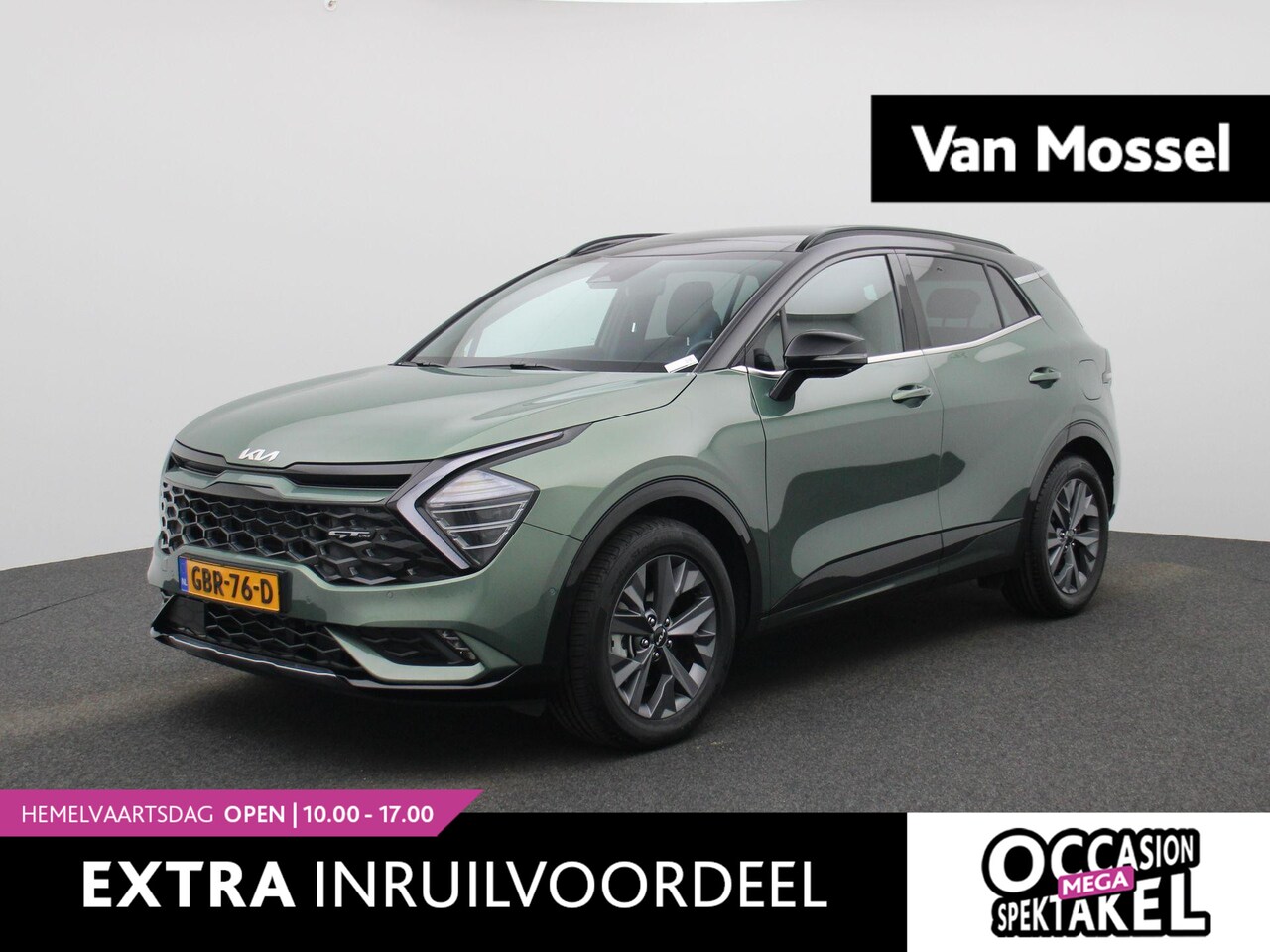 Kia Sportage - 1.6 T-GDi Hybrid GT-PlusLine | AUTOMAAT | PANORAMADAK | 360 CAMERA | TREKHAAK | ELEKTRISCH - AutoWereld.nl