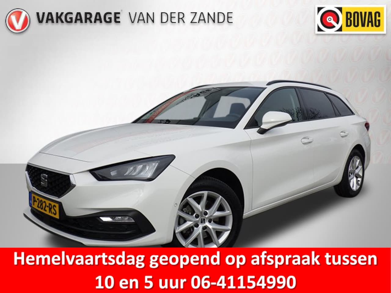 SEAT Leon Sportstourer - 1.0 eTSI Hybrid Style Business Intense, AUT, Camera, Cruise! - AutoWereld.nl