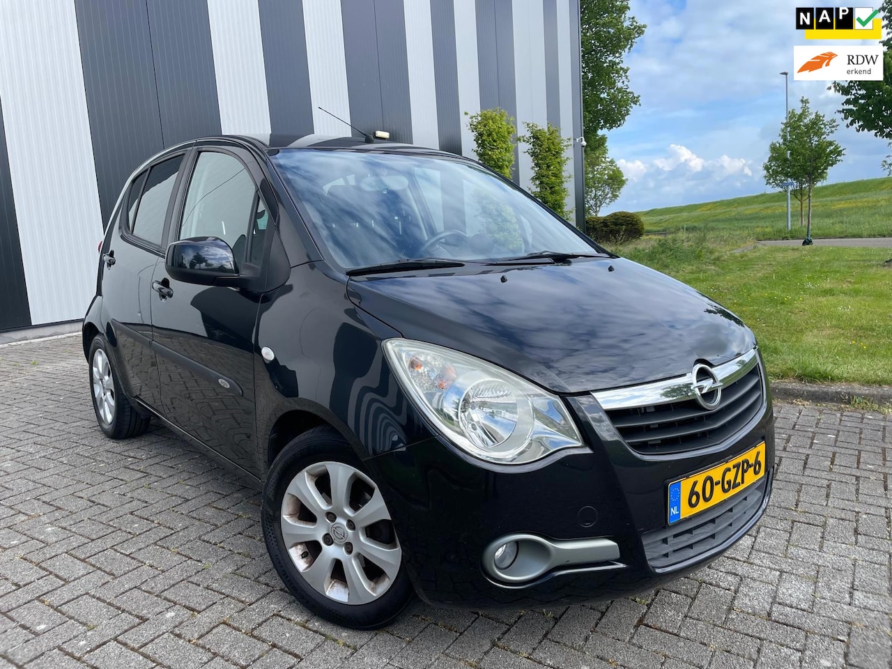 Opel Agila - 1.2 Enjoy Nw APK-Lage km-Hoge instap-Airco-Lmv - AutoWereld.nl