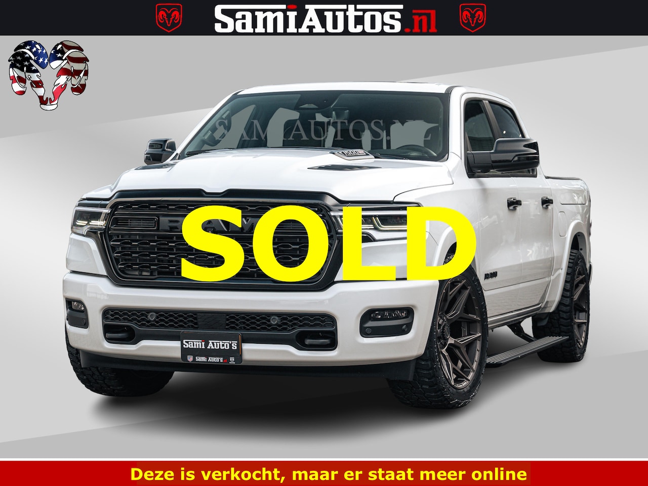 Dodge Ram Pick Up - LIMITED H.O 540PK 706Nm | Massage + Full Option | De Meest Luxe en Volle in zijn Klasse | - AutoWereld.nl
