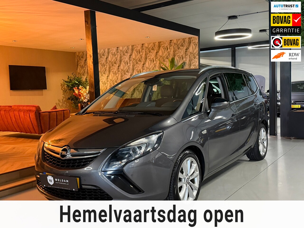 Opel Zafira Tourer - 1.4 Edition NAP Cruise Navi Airco PDC Rijklaar - AutoWereld.nl
