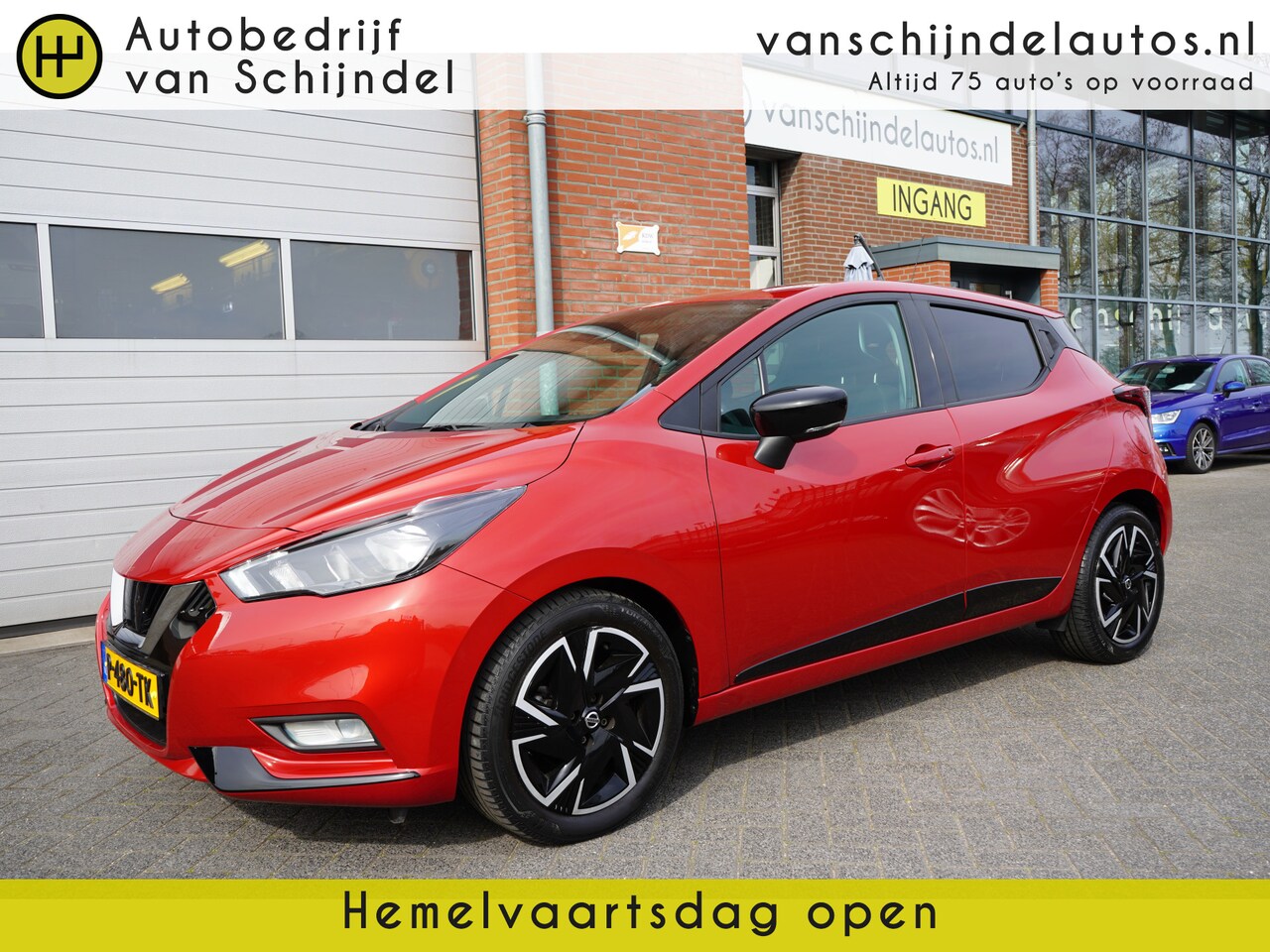 Nissan Micra - 1.0 IG-T N-DESIGN ORIGINEEL NL KEURIGE NETTE STAAT NAVIGATIE ANDROID/APPLECARPLAY AIRCO CR - AutoWereld.nl