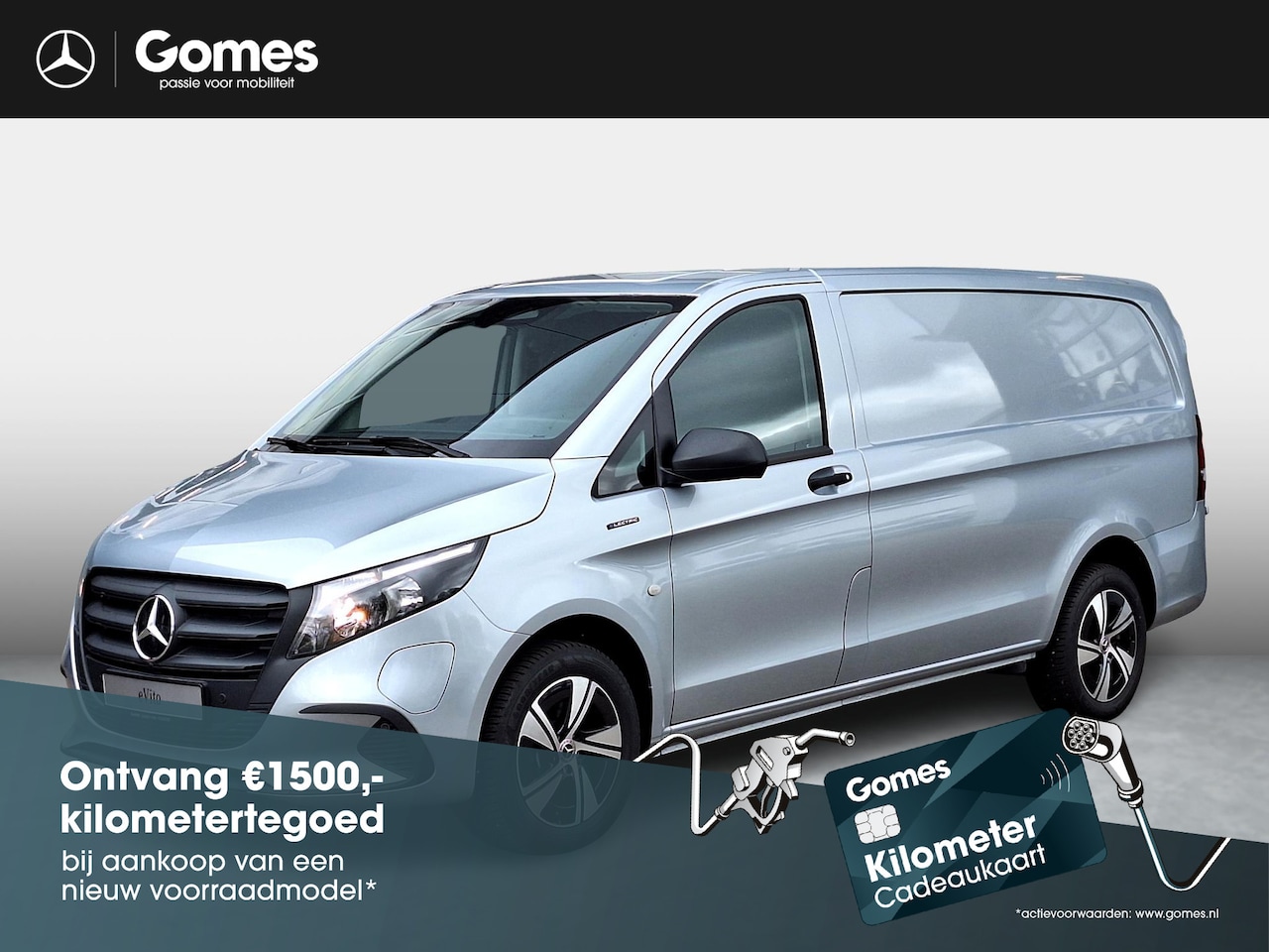 Mercedes-Benz eVito - 112 L2 60 kWh | Achteruitrijcamera | Dodehoekassistentie | Stoelverwarming Bestuurdersstoe - AutoWereld.nl