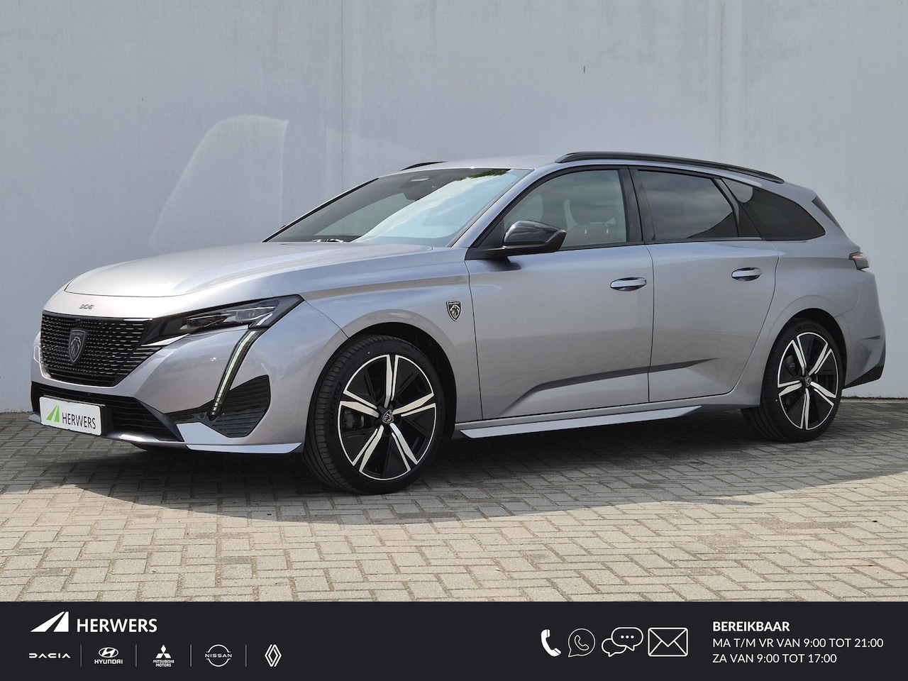 Peugeot 308 SW - Hybrid 136 e-DCS6 GT Automaat / Apple Carplay Android Auto / Navigatie / Adaptief cruise c - AutoWereld.nl