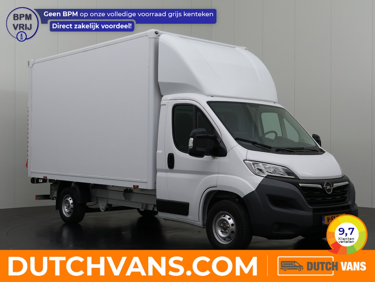 Opel Movano - 140PK Bakwagen+Laadklep + Trekhaak 2500Kg | Camera | Airco | Cruise | 3-Zits - AutoWereld.nl