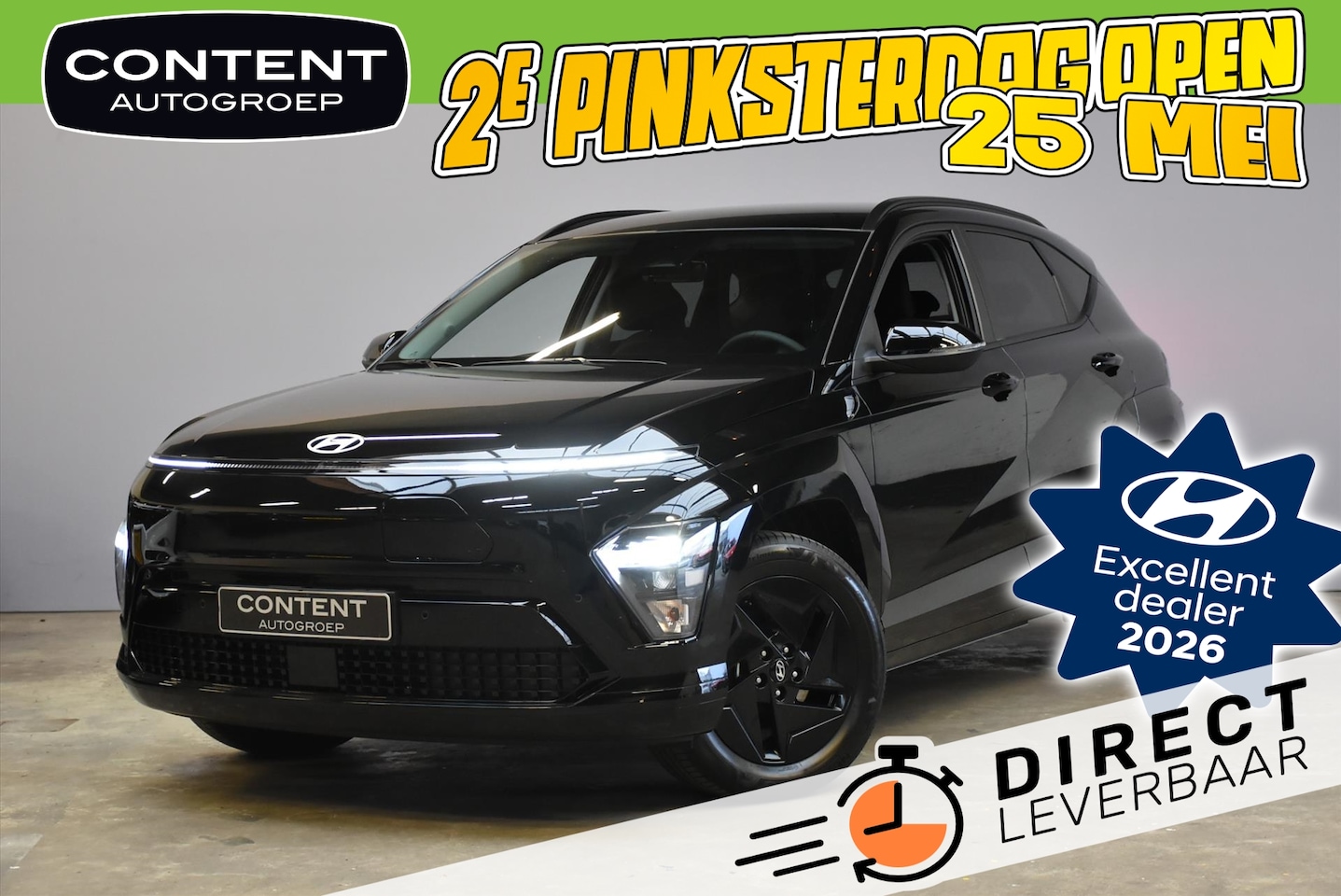 Hyundai Kona - 48,6 kWh 135pk Pure Edition // Direct leverbaar - AutoWereld.nl