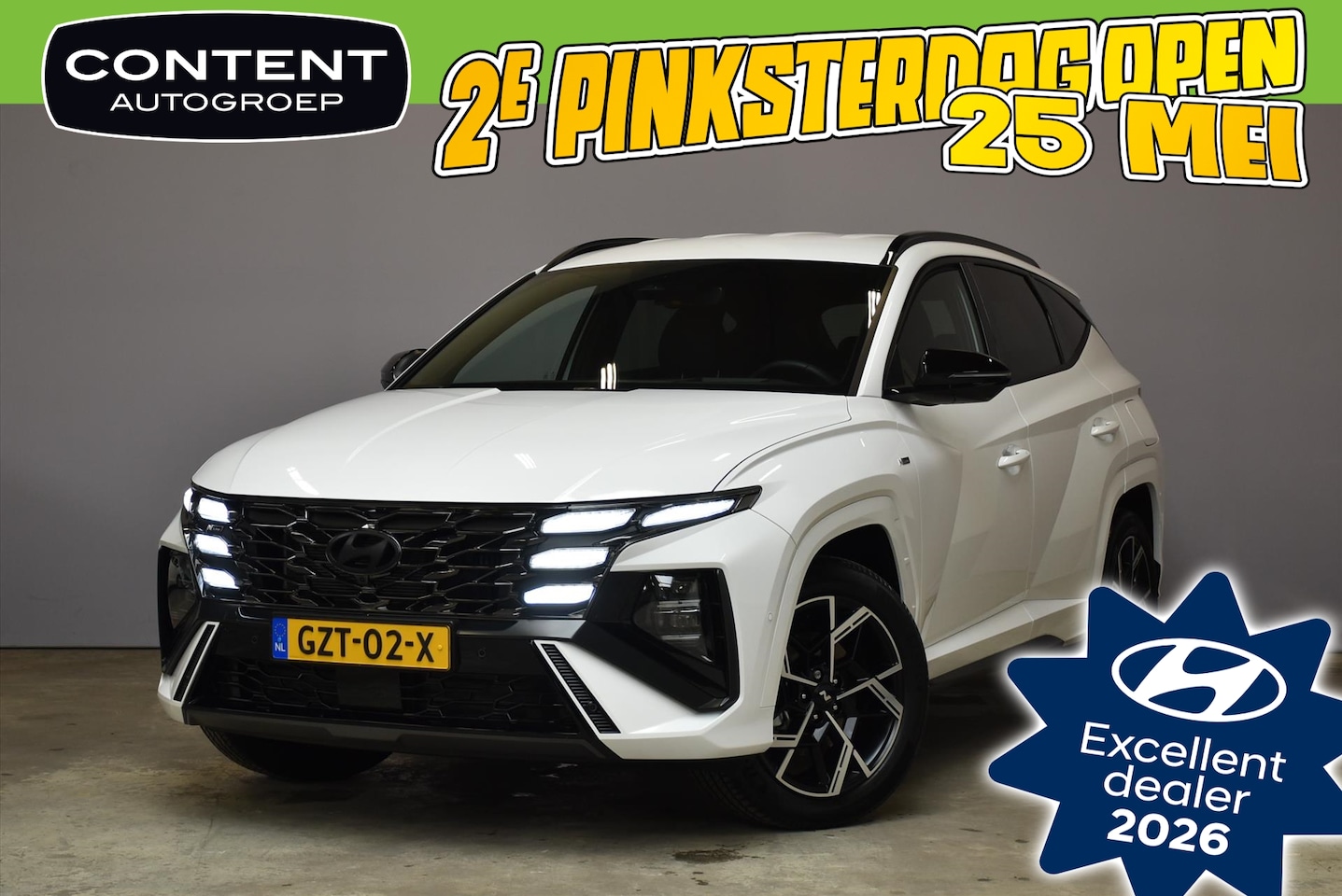 Hyundai Tucson - 1.6 T-GDi HEV 215pk N Line I Unieke km stand! - AutoWereld.nl