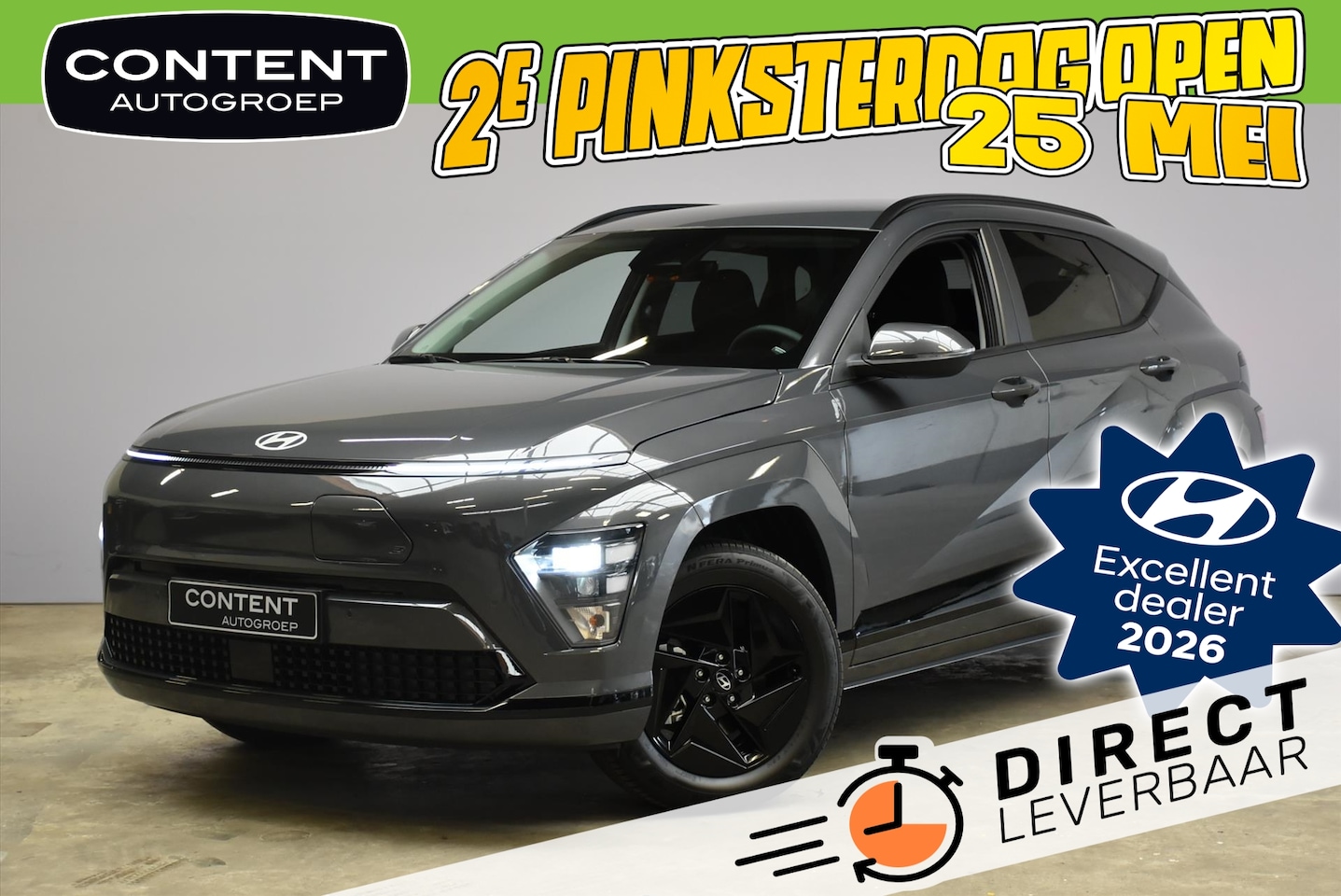 Hyundai Kona - 48,6 kWh 135pk Pure Edition I Direct Leverbaar - AutoWereld.nl