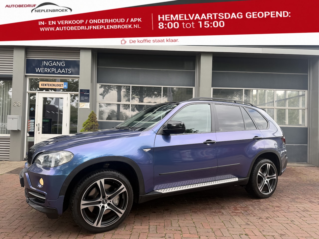 BMW X5 - xDrive48i High V8 Executive Leer,Schuifdeur,20Inch,Navi,Cruise Trekhaak Bj 2007 355pk Spec - AutoWereld.nl